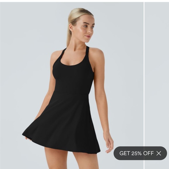 HALARA Black Cut Out Backless Mini Sundress - Picture 4 of 5